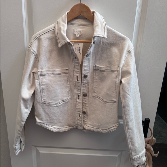 Z Supply Light Cream Twill Jacket